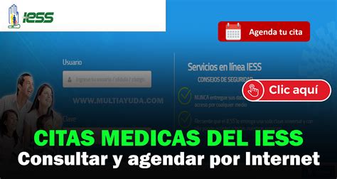 agenda de citas medicas iess|CONSULTAS CITAS MÉDICAS